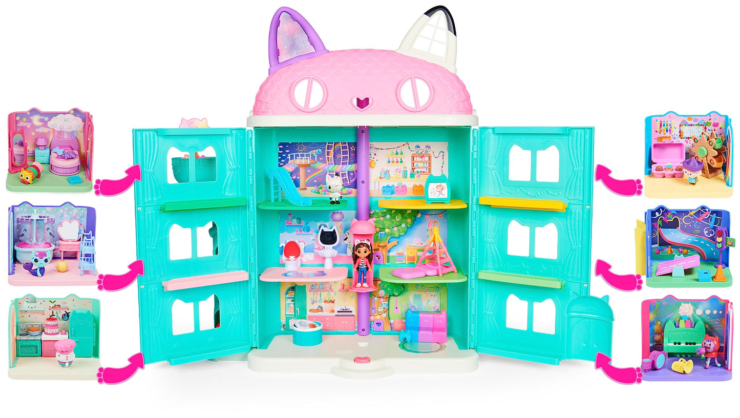 Gabby et la Maison Magique - Gabby Dollhouse - Playset La Chambre Polochat - 1 Figurine + Accessoires - Pièce Pour Maison de Poupée - Dessin Animé Gabby Et La Maison Magique - Jouet Enfant 3 Ans et +