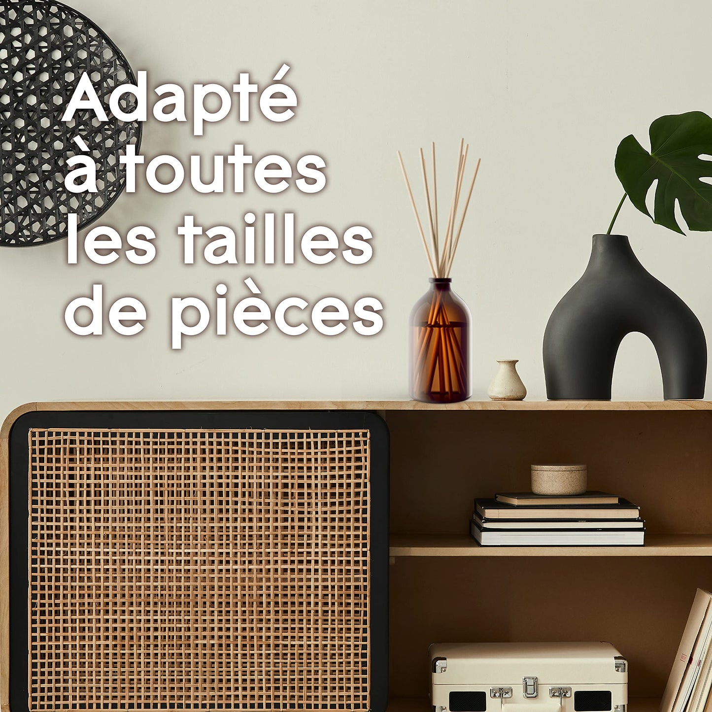 Glade Aromatherapy Bâtonnets, Diffuseur de Parfum Infusées Aux Huiles Essentielles, Pure Hapiness, Orange & Neroli - 1 Diffuseur ( l'emballage peut différer)